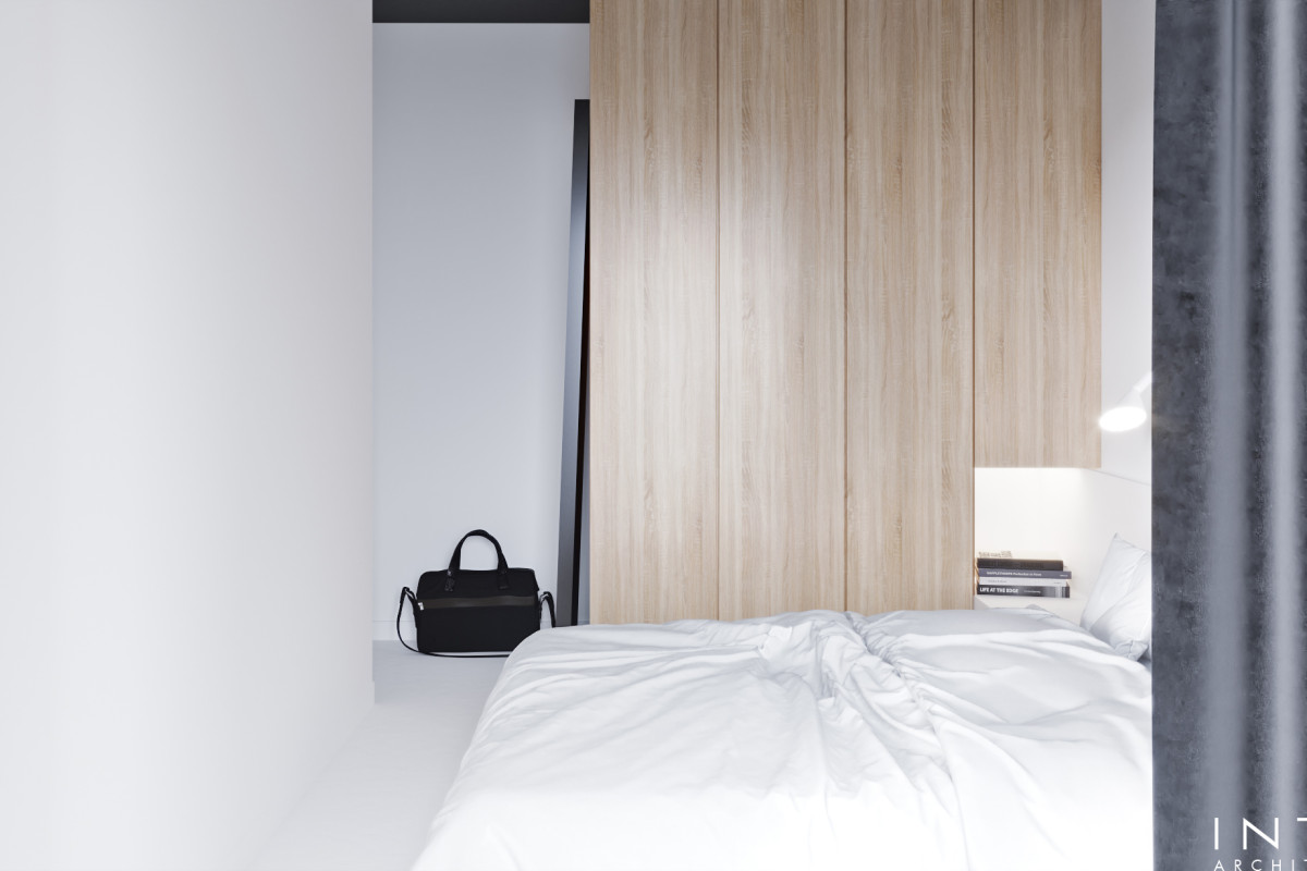 Minimalistyczne mieszkanie 55 m² Warszawa